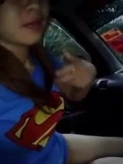 Couple Superman T-shirt baru balik dari Mall