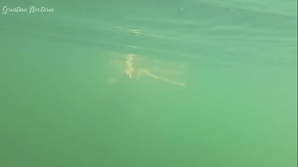 I secretly filmed nude swimming lady with good physique on my go professional digicam