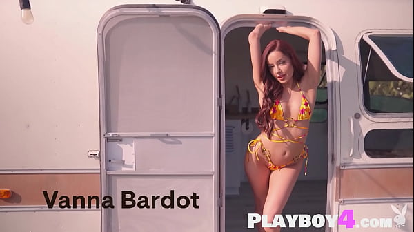Small tits Latina babe Vanna Bardot ardour striptease for the Playboy