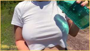 Wifey loves to point out her excellent physique the place ever she will