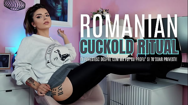 Romanian Cuckold Ritual – Iti povestesc despre cum ma fut cu profu’ si tu doar privesti!