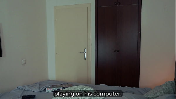 Step son took of the helplessness of Stepmother stuck under the bed