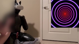 Latex Doggy Bitchsuit Spirals