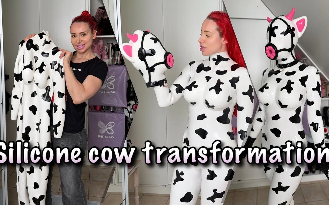 Silicone Catsuit Transformation