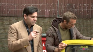 Naughty dude bribes two sexy cops with his delicious dick