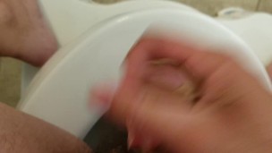 Bathroom jacking off…. #Jackoff #Horny #PuertoRican