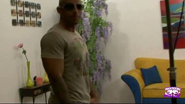 A busty met a man who talked her into filming hardcore intercourse with him.