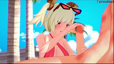 Burnice Bikini blowjob on the beach – Zenless Zone Zero | Full & Pov version on Sheer & PTRN: Fantasyking3
