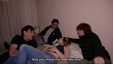 My girlfriend asked me to have a threesome with the Colombian guy who was visiting, and she had some really good sex with him.